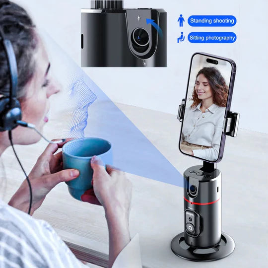 (حامل الكاميرا الذكي MODERN HUB™ بتقنية تتبع الوجه بالذكاء الاصطناعي)MODERN HUB™ AI Face Tracking Tripod