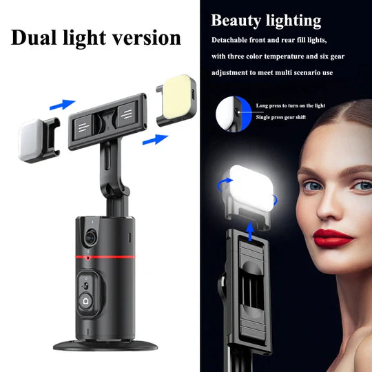 (حامل الكاميرا الذكي MODERN HUB™ بتقنية تتبع الوجه بالذكاء الاصطناعي)MODERN HUB™ AI Face Tracking Tripod